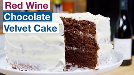 Red Wine Chocolate Velvet Cake Recipe