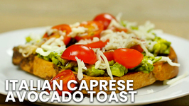 Italian Caprese Avocado Toast