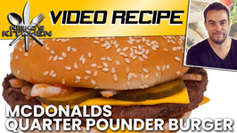 McDonalds Quarter Pounder Burger