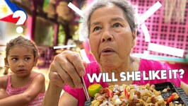 Burmese Grandma Trying FILIPINO Comfort FOOD For The First Time