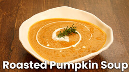 Roasted Pumpkin Soup - How To Make Pumpkin Soup - Healthy Food Recipes - Monsoon Recipe - Bhumika