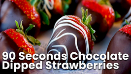 90 Seconds Chocolate Dipped Strawberries