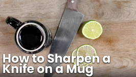 How to Sharpen a Knife on a Mug