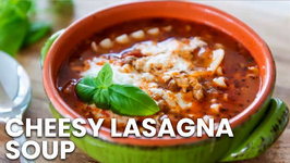 Cheesy Lasagna Soup Recipe - Comfort Food