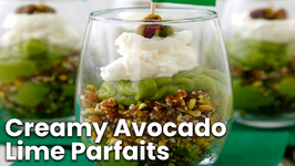 Creamy Avocado Lime Parfaits - Dye Free