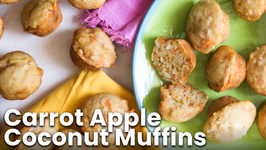 Carrot Apple Coconut Muffins - Healthy Desserts