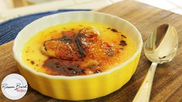 Classic And Easy Creme Brulee With Carmalized Bananas