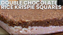 Double Chocolate Rice Krispie Squares
