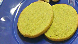 Kaju Badam Puri - Almond Cashew Cookies without Flour & Butter