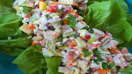 Grilled Pineapple and Chicken Salad