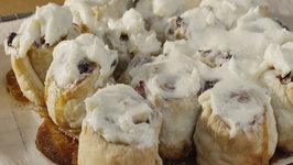 Puff Pastry Cinnamon Rolls with Cream Cheese Frosting