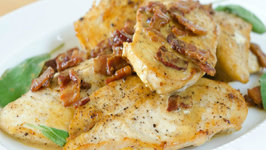Chicken with Bacon, Sage, and Mustard Cream Sauce - Quick Weeknight Meals