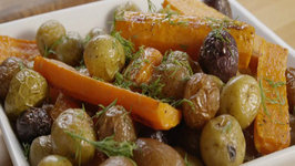 Roasted Carrots and Potatoes with Dill