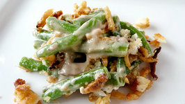 Green Bean Casserole with Bacon and Cheese