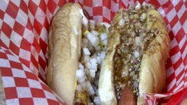Texas Hots (West NY Style Hot Dog with a Greek Style Sauce)
