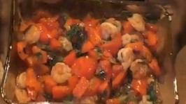 Low Carb Spicy Red Peppers and Shrimp