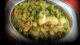 Mixed Vegetable Sabji In The Pressure Cooker