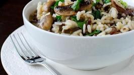 Champagne and Mushroom Risotto