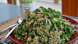 Quinoa-Kale Salad with Kefir-Cumin Dressing