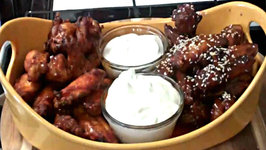 Chicken Wings 2 Ways - How to do Wings With 2 Different Style of Sauces 