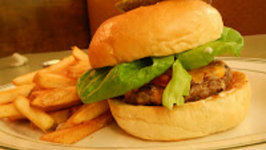Cedar Planked Meatloaf Burger (Sandwich)