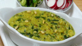 Oatmeal Khichdi- Oat, Lentil and Spinach Stew