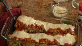 Lasagna Rolls with Turnip Greens & Italian Sausage & Better Homes and Gardens Cookware
