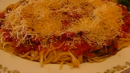 Linguine Spaghetti with Homemade Italian Tomato Sauce