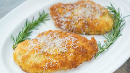 Crispy Parmesan Crusted Chicken- Quick Weeknight Dinner
