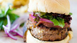 Feta Basil Turkey Burgers- Quick and Easy Dinner Idea