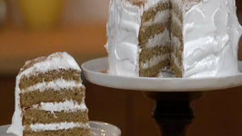 Chai Spiced Layer Cake With Meringue Icing