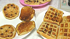 Eggless Pancakes & Waffles with Oatmeal