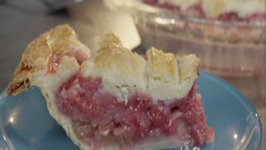 Raspberry Rhubarb Lattice Pie