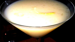 Lemon Ginger Gin Martini