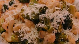 Roasted Broccoli and Cauliflower with Cheese