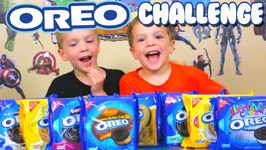 Kids Try The Oreo Challenge Blindfold Cookie Taste Test
